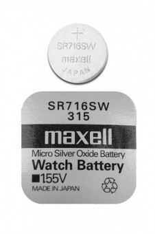 Батарейка MAXELL SR716SW 315  (0%Hg)