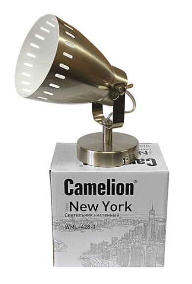 Светильник Camelion WML-428-1  C30 New York настенный. хром