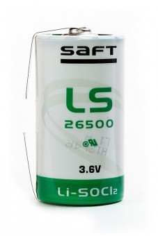 Батарейка Saft  LS 26500 CNR C с лепестковыми выводами
