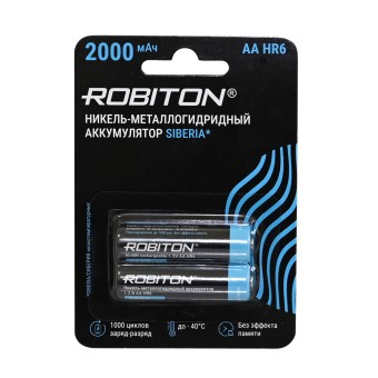 Аккумулятор ROBITON 2000MHAA-2 Siberia низкотемпературные BL2 Аккумулятор ROBITON 2000MHAA-2 Siberia низкотемпературные BL2