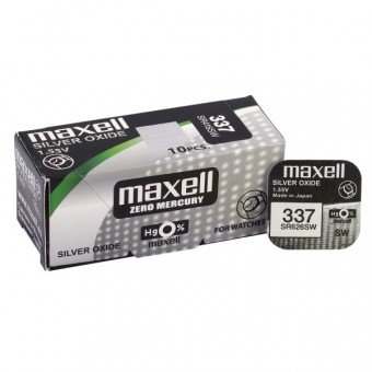 Батарейка MAXELL SR416SW 337  (0%Hg)
