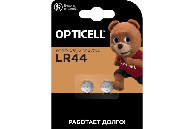 Батарейка OPTICELL DURALOCK LR44 G13 A76 BL2