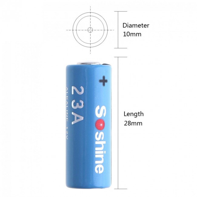 Батарейка Soshine 23A  Alkaline 12V