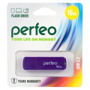 USB Flash PERFEO PF-C05P016 USB 16GB фиолетовый BL1