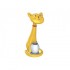 Светильник Camelion KD-853 C07 "Кот", 6Вт, 3000К/4300К/6000К, 3 уровня яркости+ночник, желтый